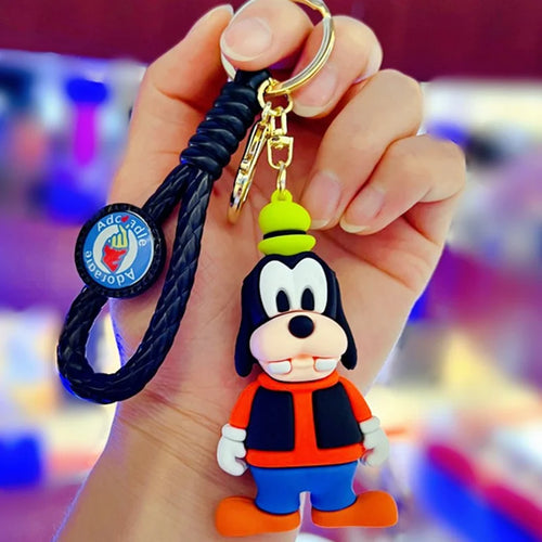 New Anime Disney Keychain Cartoon Mickey Mouse Minnie Lilo & Stitch