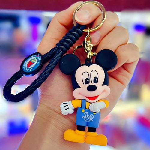 New Anime Disney Keychain Cartoon Mickey Mouse Minnie Lilo & Stitch